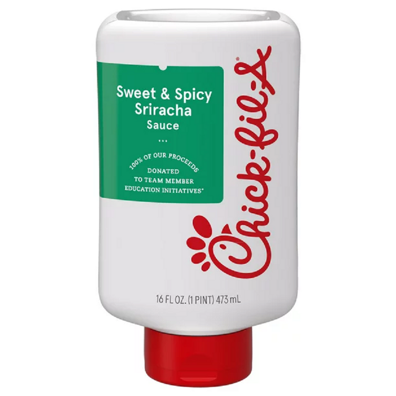 Chick-Fil-A Sweet & Spicy Sriracha Sauce, 2-Pack 16 oz. Bottles