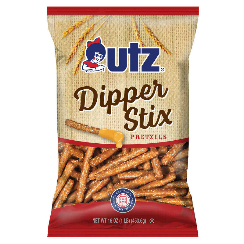 Utz Quality Foods Dipper Pretzel Stix, 16 Ounce Bags