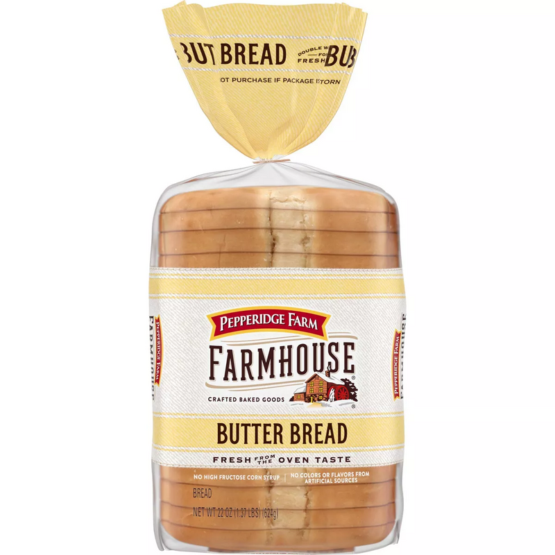 Pepperidge Farm Farmhouse Butter Bread, 22 oz. Loaves 4955