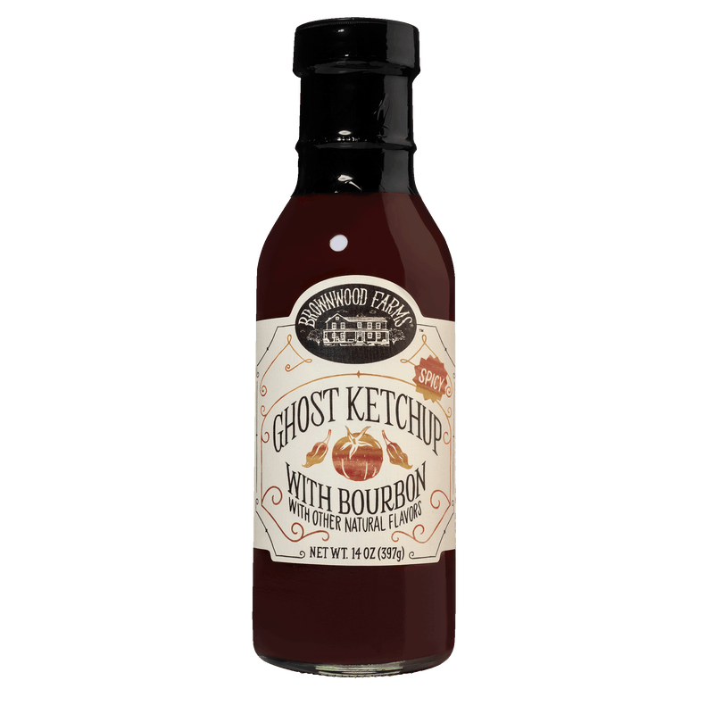Brownwood Farms Bourbon Infused Ghost Ketchup, 2-Pack 14 oz. Bottles