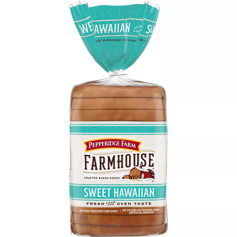 Pepperidge Farm Farmhouse Sweet Hawaiian Bread, 22 oz. Loaves 4989