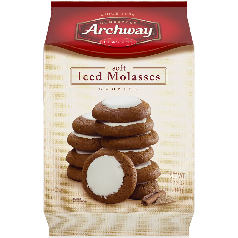 Archway Classics Soft Iced Molasses Cookies, 12 oz. Bags