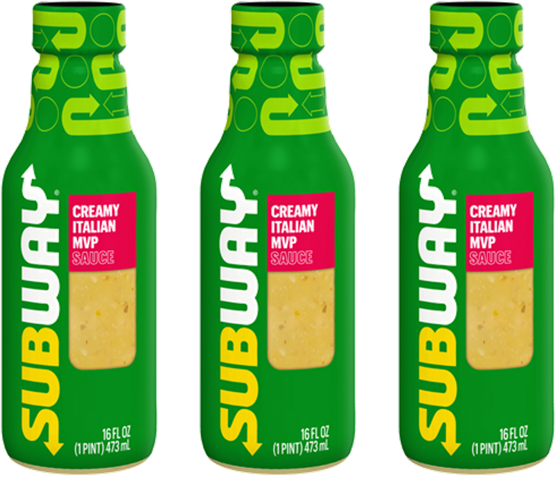Subway Creamy Italian MVP Sauce, 3-Pack 16 fl. oz. Bottles