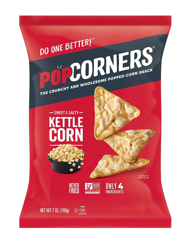 PopCorners Gluten-Free Popped Corn Snacks, 4-Pack 7 oz. Bags