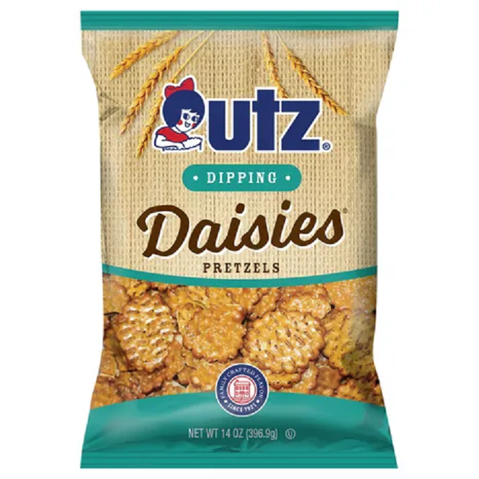 Utz Quality Foods Dipping Daisies Pretzels, 4-Pack 14 oz. (396.6g) Bags