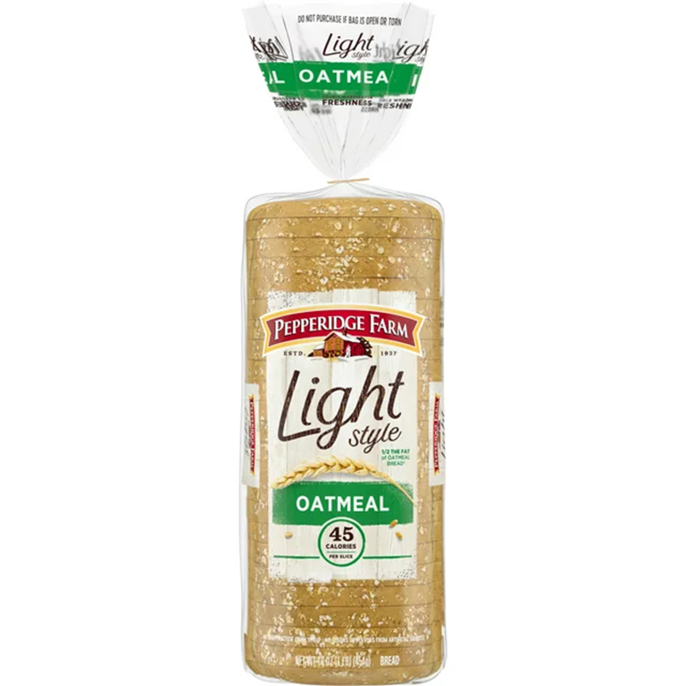 Pepperidge Farm Light Style Oatmeal Bread, 16 oz. Loaves 7160