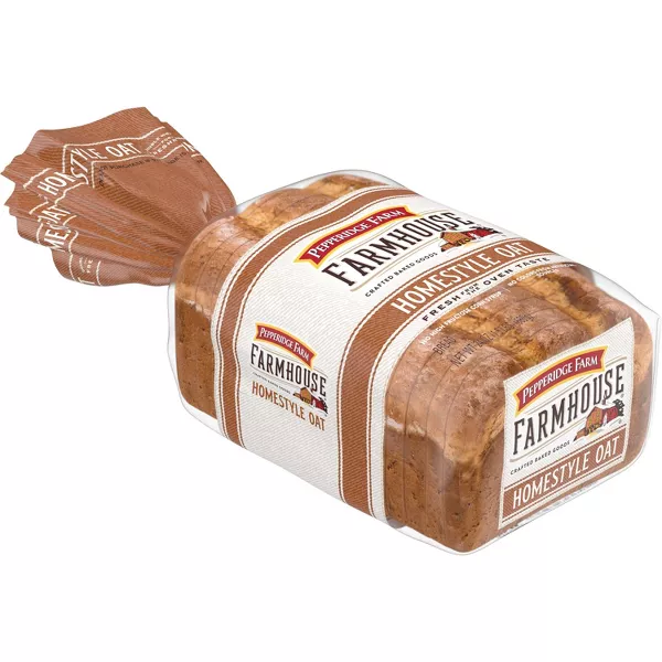 Pepperidge Farm Farmhouse Homestyle Oat Bread, 24 oz. Loaves 7033