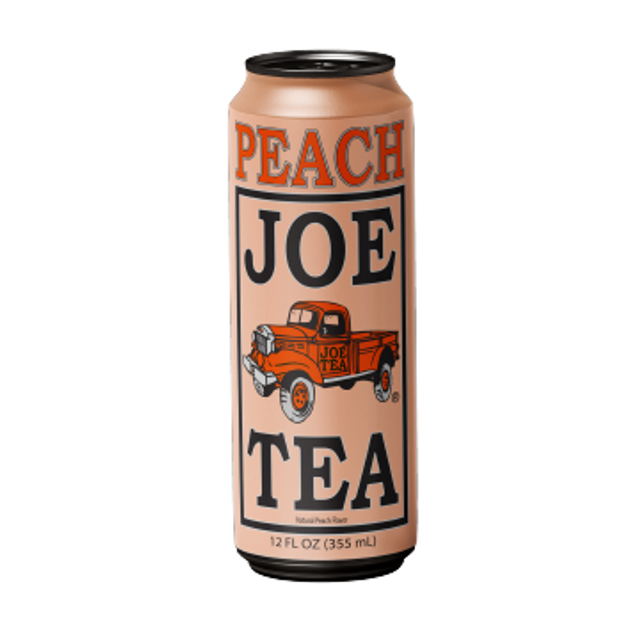 Joe Tea Half & Half, Peach or Sweet Tea, 12 fl. oz. Cans Case Pack of 12