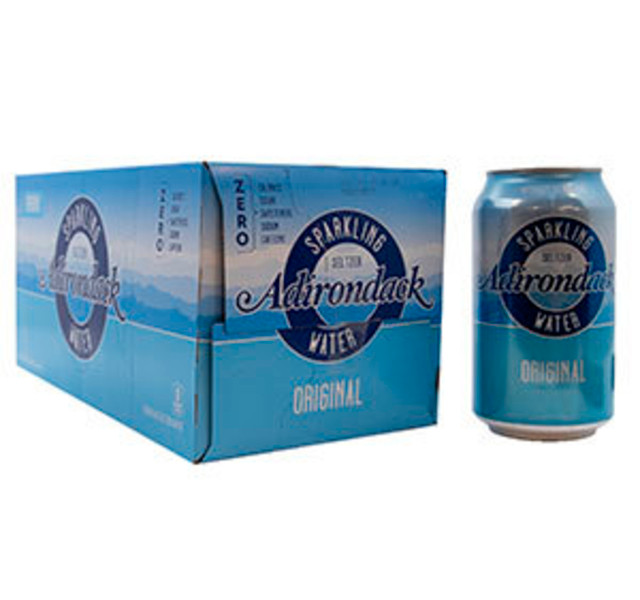 Adirondack Sparkling Seltzer Water, 8 Count Carton 12 fl. oz. Cans