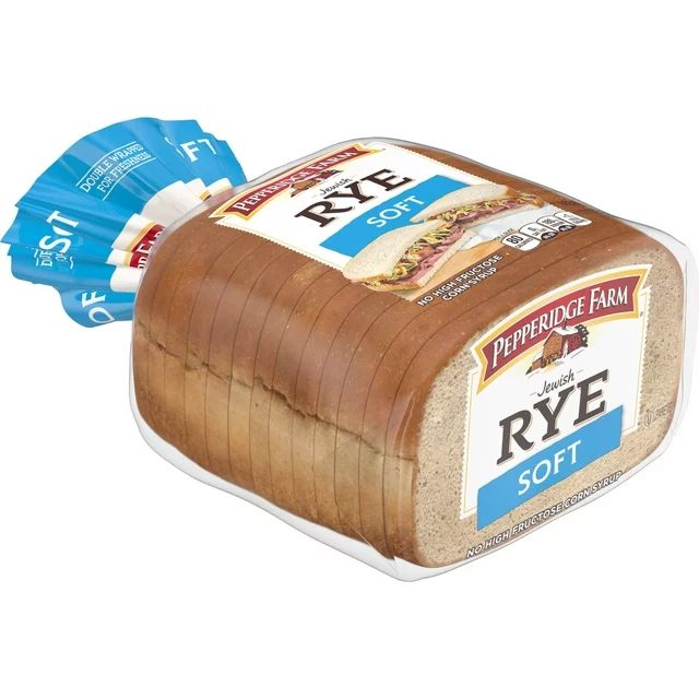 Pepperidge Farm Soft Jewish Rye Bread, 16 oz. Loaves 4279