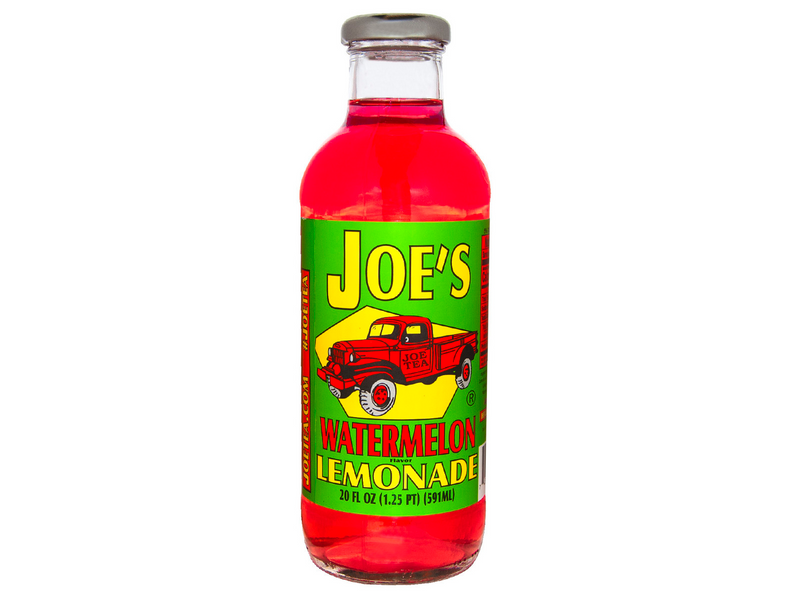 Joe Tea Watermelon Lemonade 20 fl. oz. Glass Bottles- Case Pack of 12