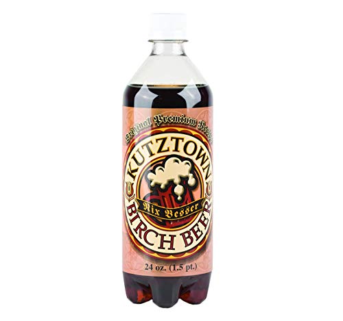 Kutztown Soda- Your Choice of 9 Flavors in a Case Pack of 24/ 24 oz. Bottles (Birch Beer)