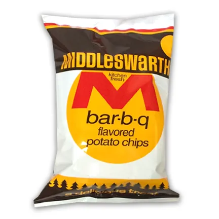 Middleswarth Kitchen Fresh Bar-B-Q Potato Chips, 12-Pack 1.2 oz. Single Serve Bags