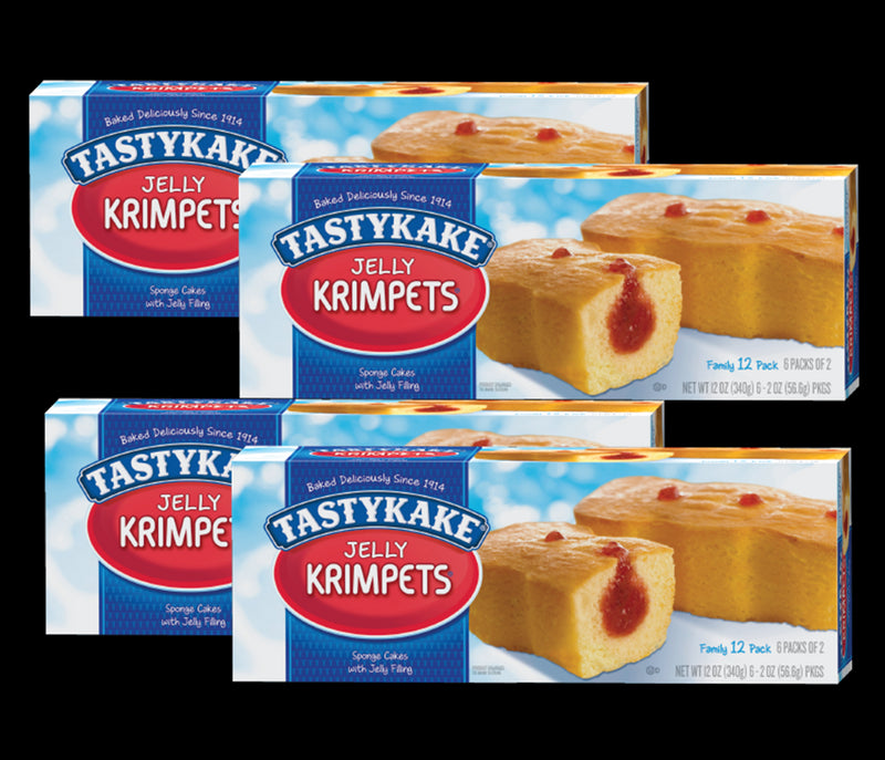 Tastykake Jelly Krimpets Family Size 4- Pack- A Philadelphia Baking Institution