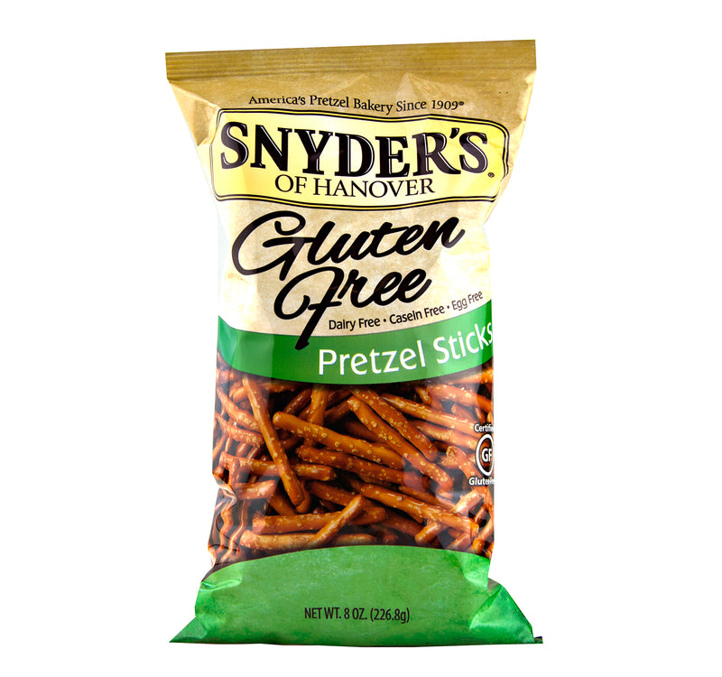 Snyder's of Hanover Certified Gluten Free Pretzel Sticks- Four 8 oz. Bags