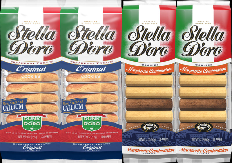 Stella D'oro Margherite Combination & Original Breakfast Treats Variety 4 Pack