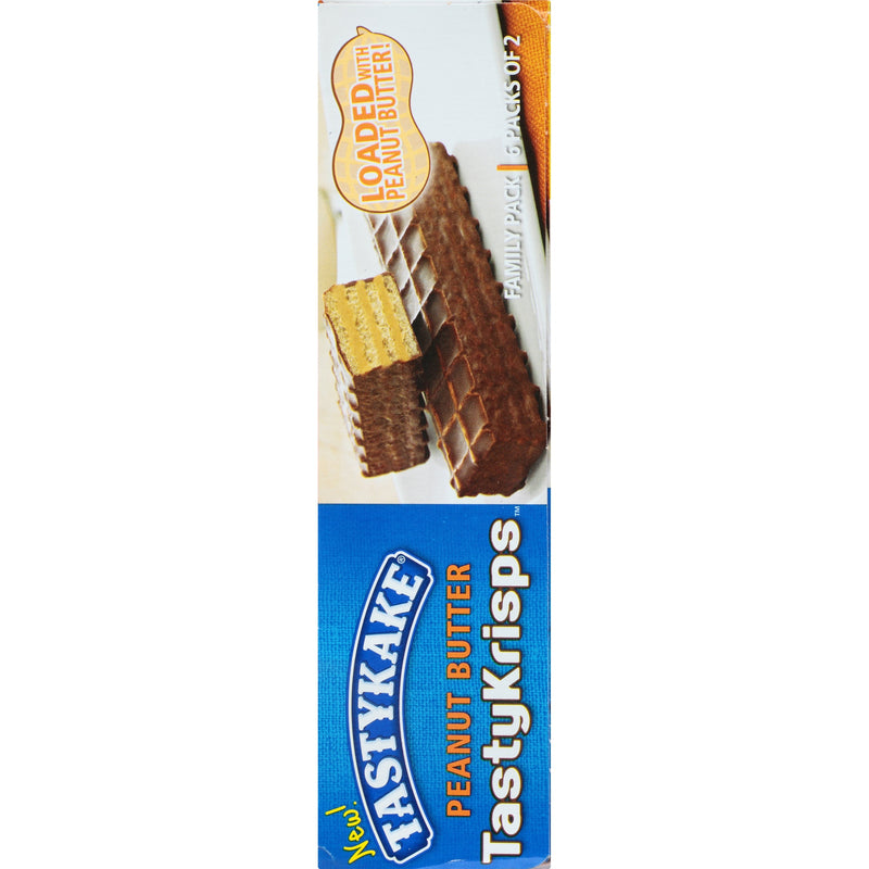 Tastykake Tastycrisps Peanut Butter Filled Chocolate Coated Wafers, FOUR 18 oz. Boxes