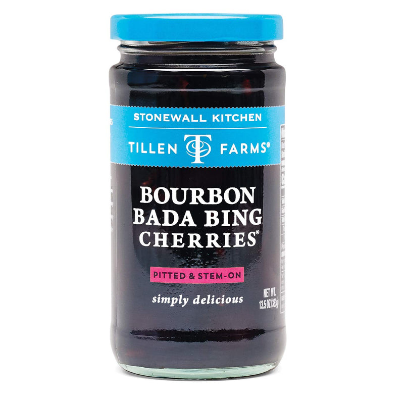 Tillen Farms Bourbon Bada Bing Cherries, 2-Pack 13.5 oz.(383g) Jars