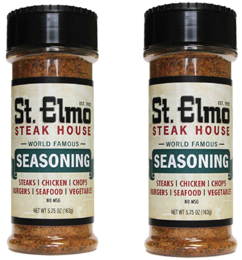 St. Elmo World Famous Steak House Seasoning , 2-Pack 5.75 oz. Bottles
