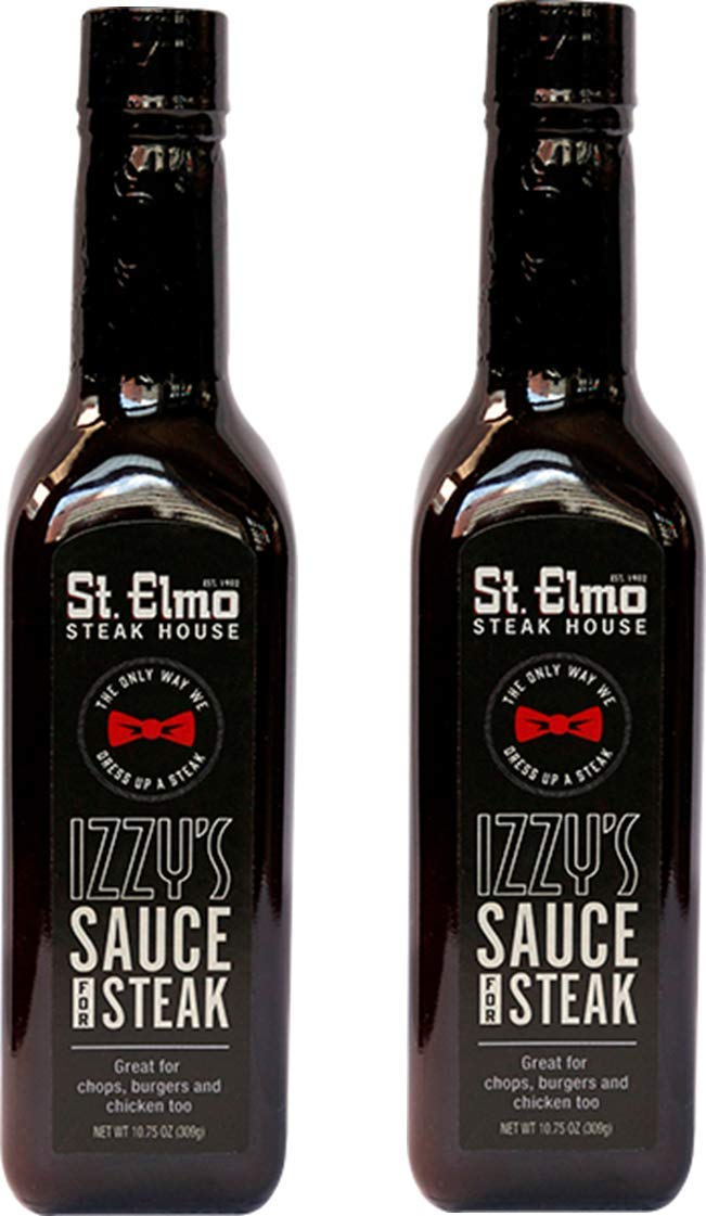St. Elmo Steak House Izzy's Sauce for Steak, 2-Pack 10.75 oz. Bottles