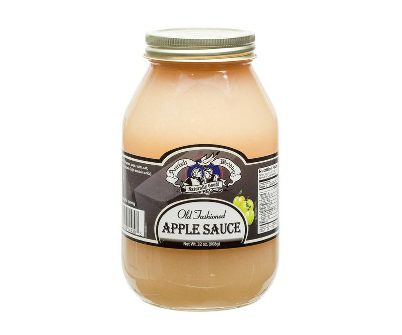 Amish Wedding Foods Old Fashioned Applesauce, 2-Pack 32 oz. Jars
