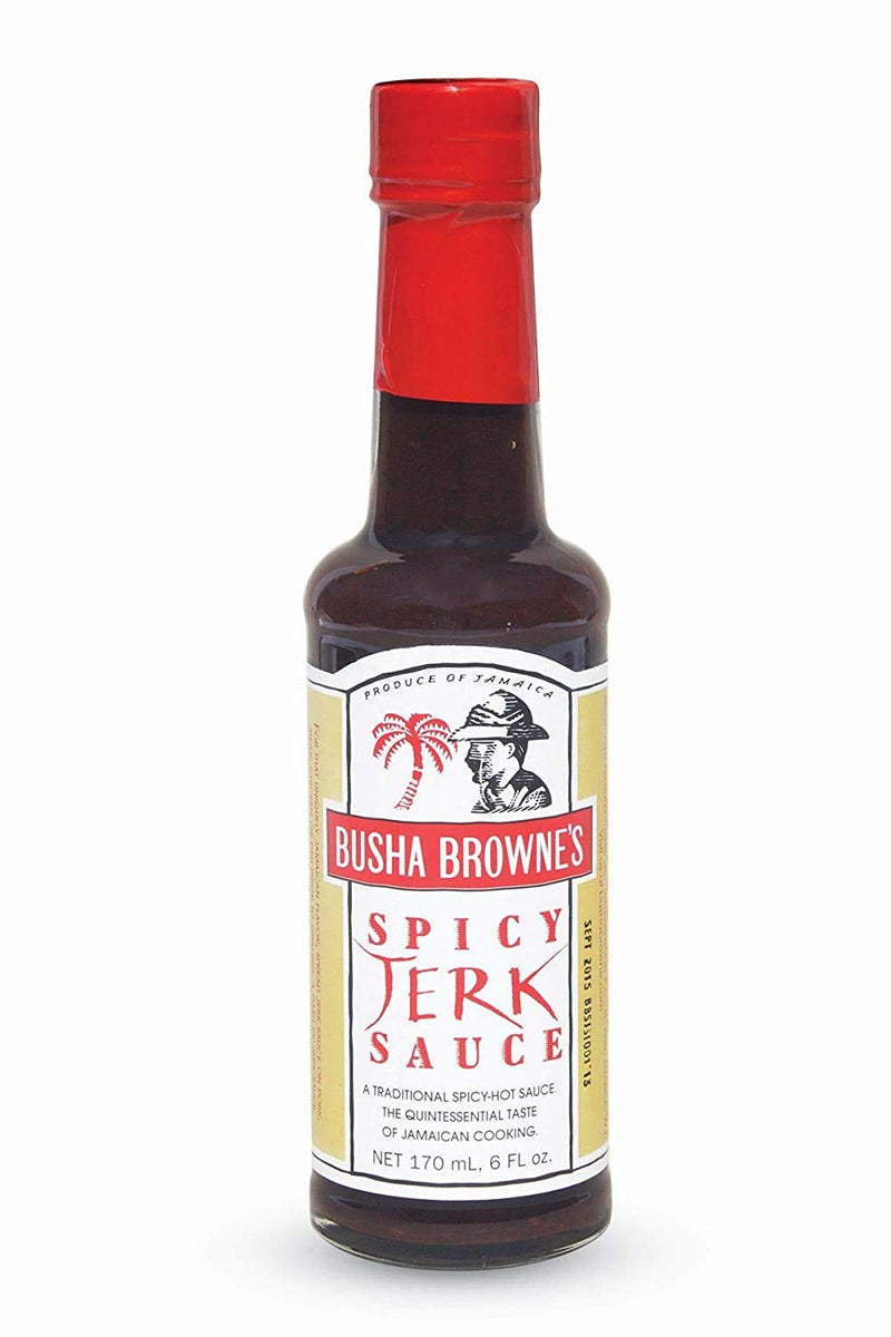Busha Browne's Spicy Jerk Sauce, 2-Pack 5 Ounce Bottles