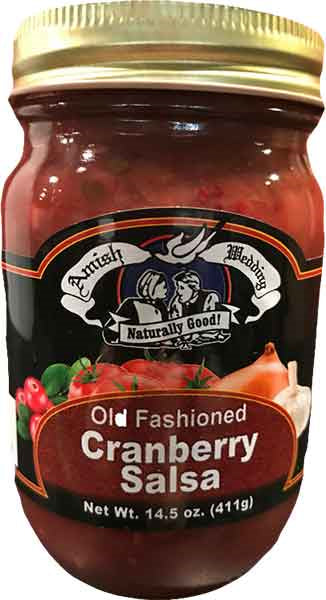 Amish Wedding Old Fashioned Cranberry Salsa, 2-Pack 14.5 oz. (411g) Jars
