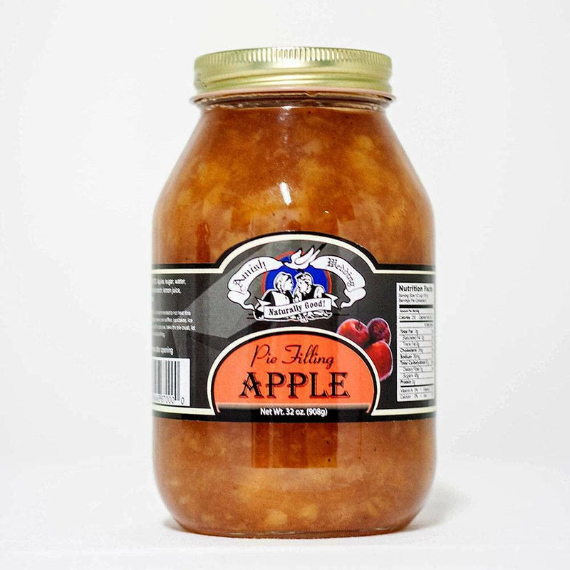 Amish Wedding Apple Pie Filling, 2-Pack  32 Ounce Jars