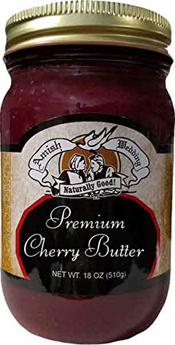 Amish Wedding Premium Cherry Butter, 2-Pack 16 oz. Jars