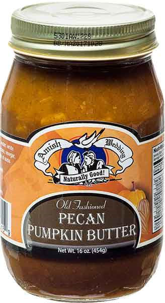 Amish Wedding Pecan Pumpkin Butter, 2-Pack 16 oz. (454g) Jars