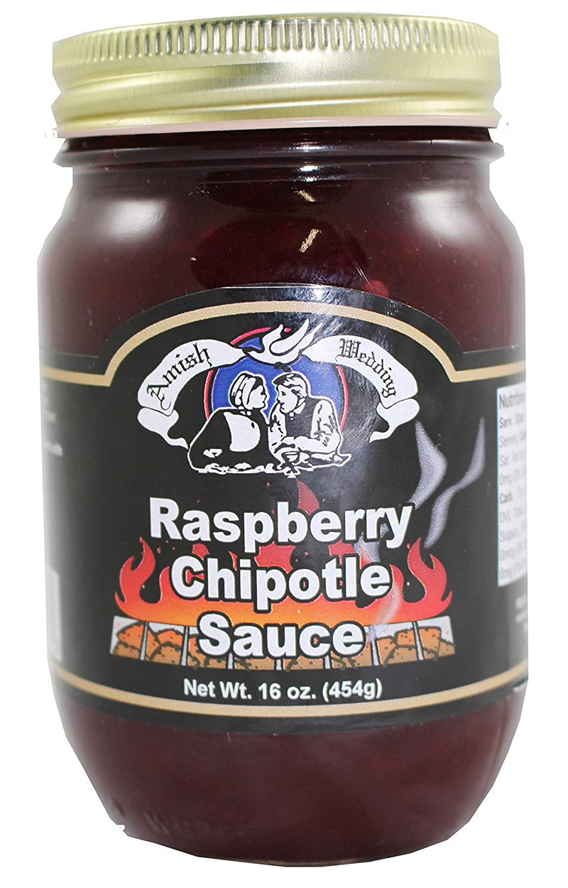 Amish Wedding Raspberry Chipotle Sauce, 2-Pack 16 oz. (454g) Jars