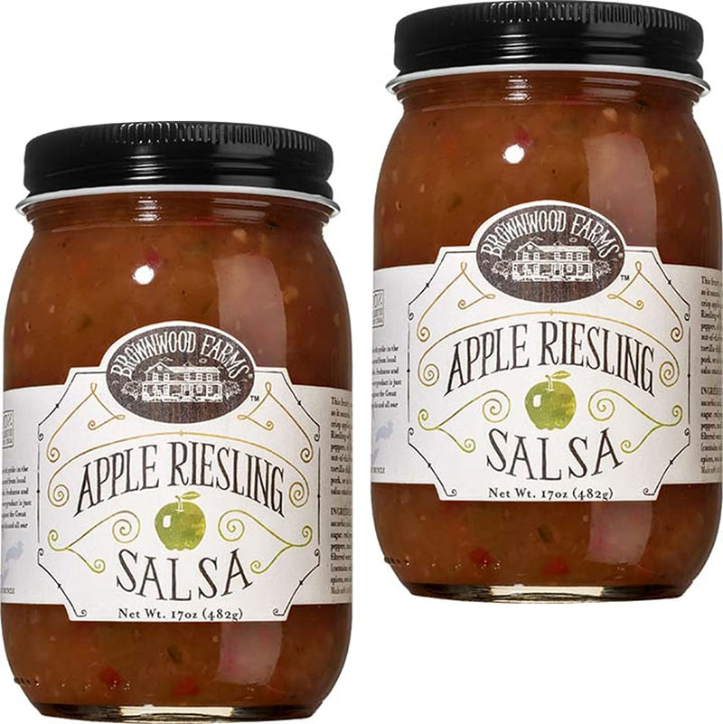 Brownwood Farms Apple Riesling Salsa, 2-Pack 17 oz. Jars