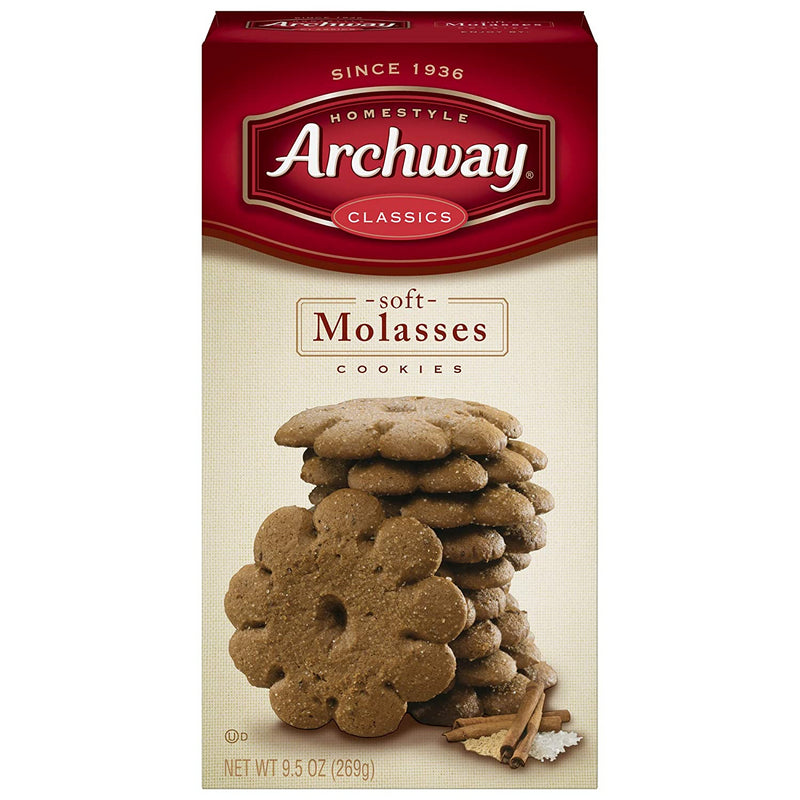 Archway Classics Soft Molasses Cookies, 3-Pack 9.5 oz. Trays