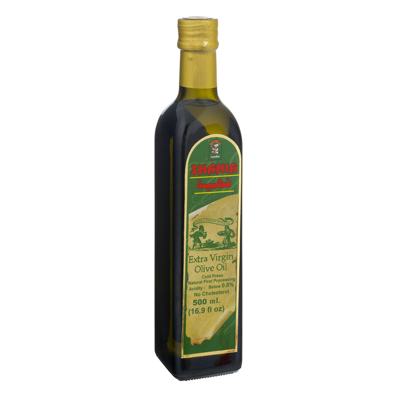 Shahia Extra Virgin Olive Oil. Cold Press Natural First Processing, 2-Pack 16.9 fl oz Bottles