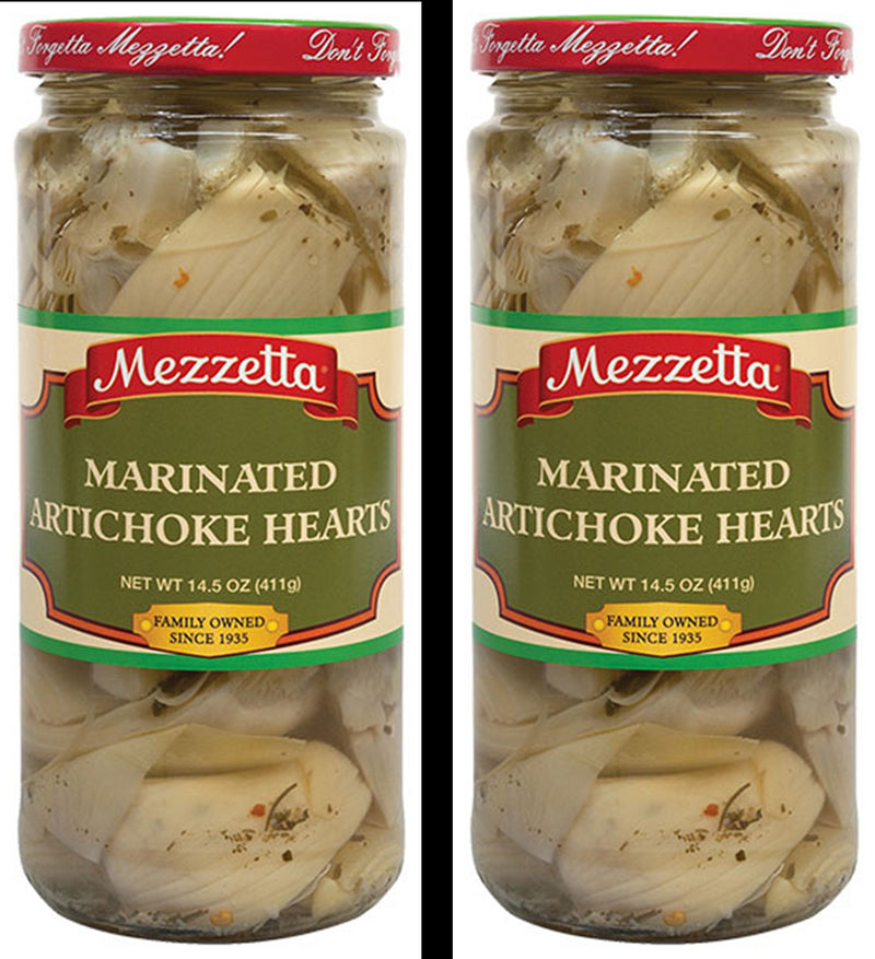 Mezzetta Marinated Quartered Artichoke Hearts, 2-Pack 14.5 oz. Jars