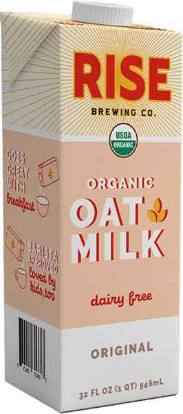 Rise Brewing Co. Original Oat Milk, USDA Organic & Non-GMO, 6-Pack 32 fl oz Cartons