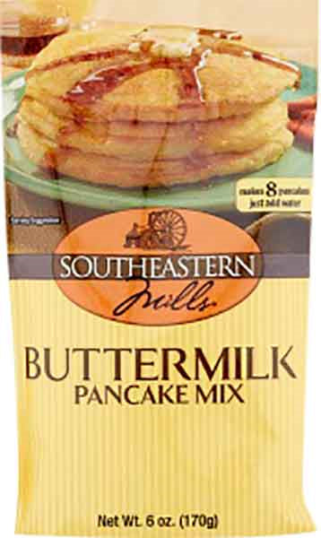 Southeastern Mills Classic Buttermilk Pancake Mix- 6 oz. Packet