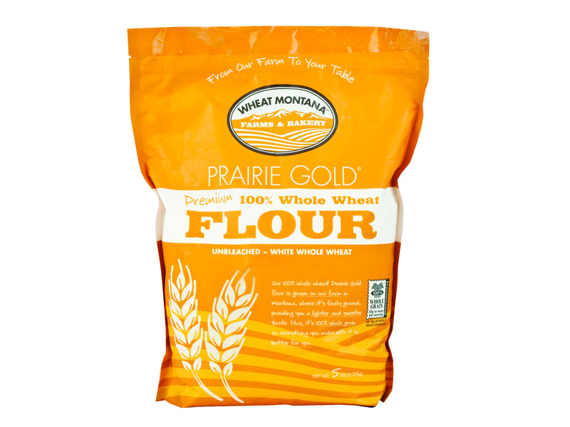 Wheat Montana Natural White Premium Wheat Flour- 5 Pound Bag