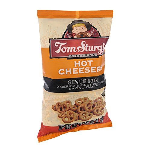 Tom Sturgis Hot Cheesers Pretzels 9 oz. Bag