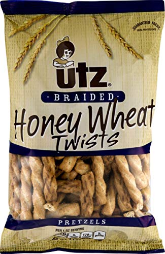 Utz Honey Wheat Braided Twist Pretzels 14 oz. Bag