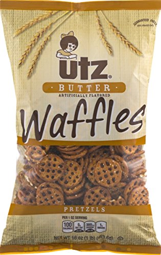 Utz Butter Waffles Pretzels 16 oz. Bags