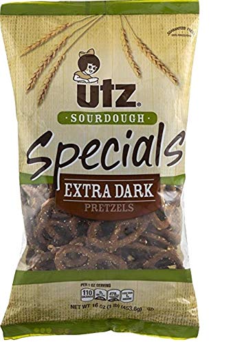 Utz Sourdough Specials Extra Dark Pretzels 16 oz. Bag