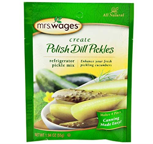 Mrs. Wages Refrigerator Pickle Seasoning Mix, 4-Pack 1.94 oz. Packs