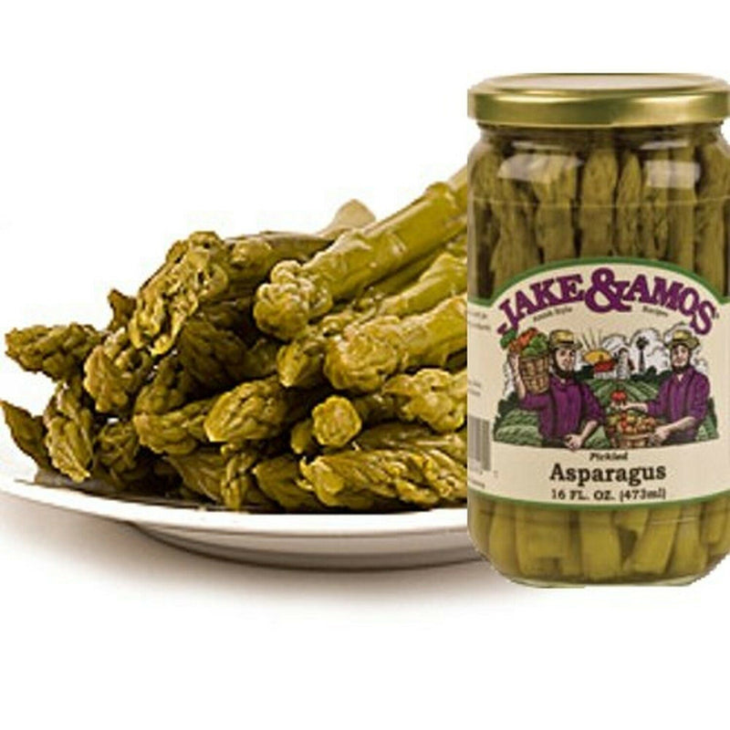 Jake & Amos Pickled Asparagus, 2-Pack 16 oz. Jars