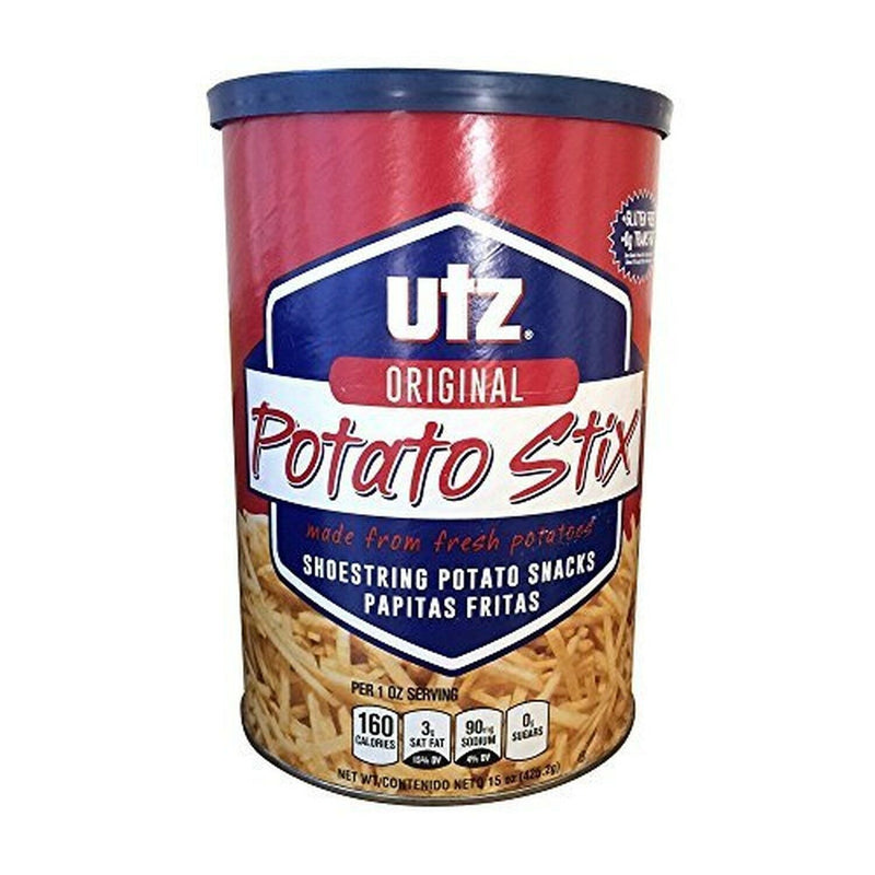 Utz Potato Stix Shoestring Potatoes, 2-Pack 14 Oz. Containers