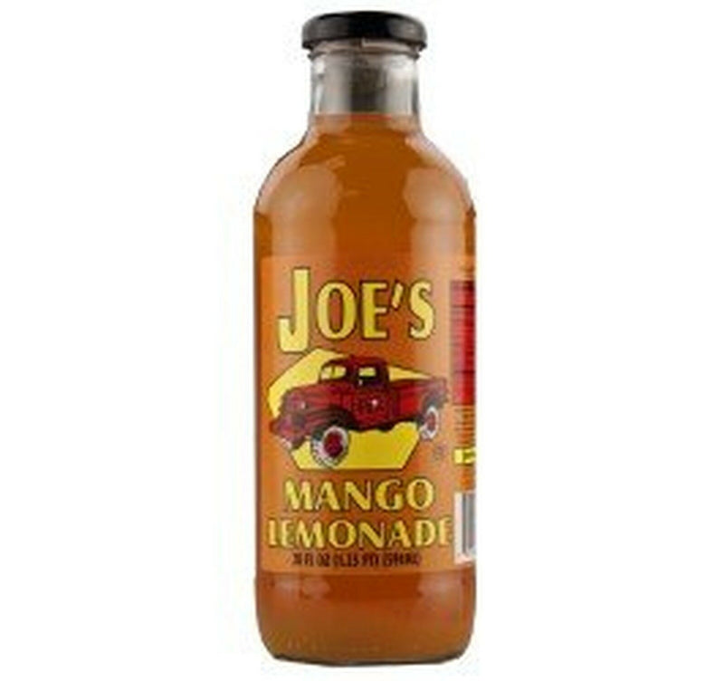 Joe Tea Mango Lemonade 20 fl. oz. Glass Bottles, Case Pack of 12