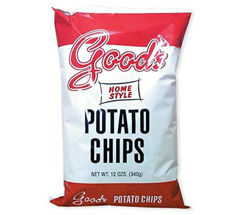 Good's Potato Chips (Home-Style "Red Bag"), 2-Pack 12 oz. Bags
