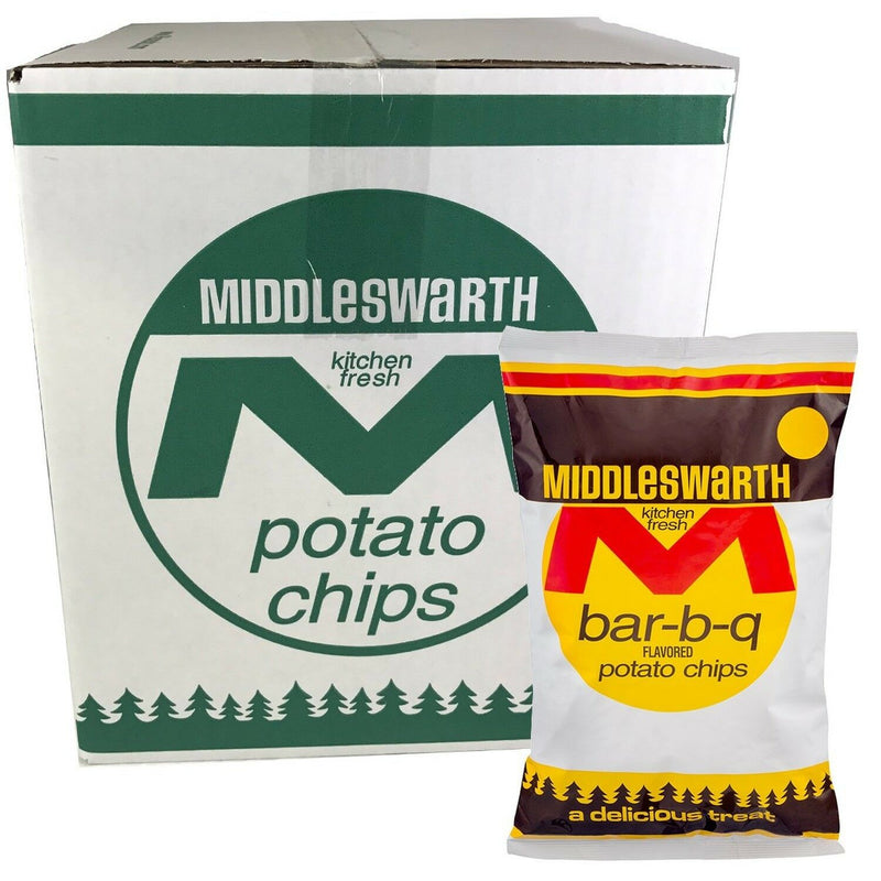 Middleswarth Kitchen Fresh Potato Chips Bar-B-Q Flavored- 3 LB. Box