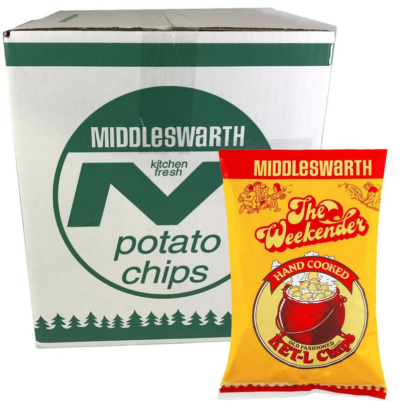 Middleswarth Hand Cooked Old Fashioned KET-L Potato Chips- 3 LB. Box