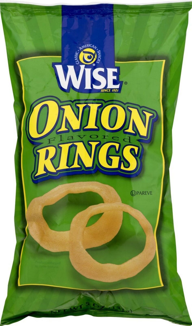Wise Foods Crispy Onion Rings, 4-Pack 5 oz. Bags